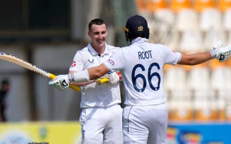Harry Brook becomes the sixth English batter to score a triple century in Test cricket.