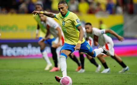 Brazil demolishes Peru 4-0 to enhance qualification prospects.