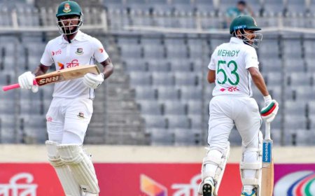 Mehidy and Jaker keep Bangladesh's hopes alive against South Africa