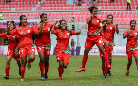 SAFF Women’s Championship: Bangladesh dominates with a 7-1 victory over Bhutan in the first semi-final