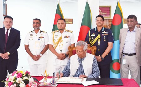 Prof Yunus: Bangladesh Navy and Air Force reaffirmed as symbols of trust