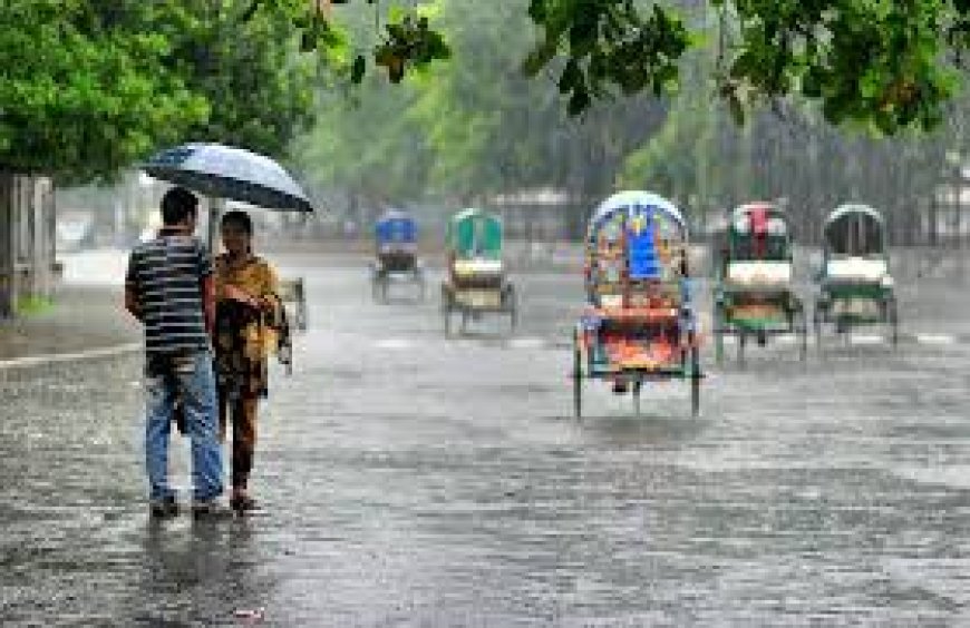 Heavy rain is expected in five divisions, with the wet weather set to continue for a week.