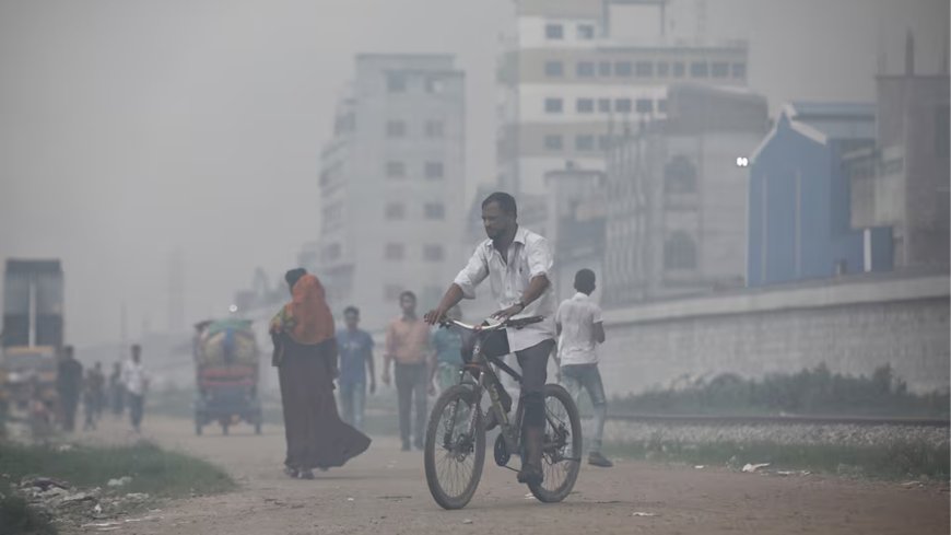 Dhaka's air quality was classified as unhealthy on Sunday morning.