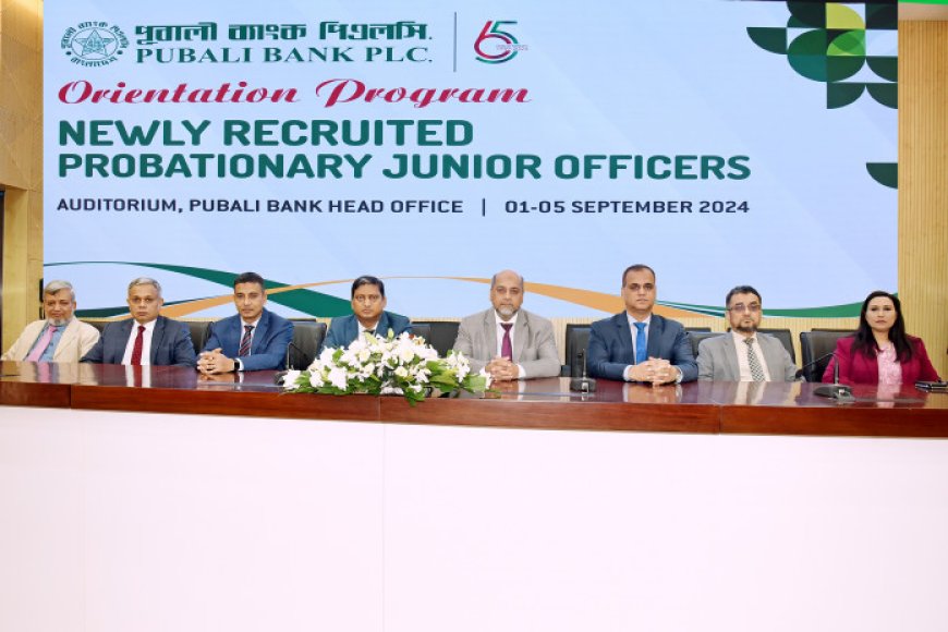 Pubali Bank conducts orientation program for newly appointed junior officers