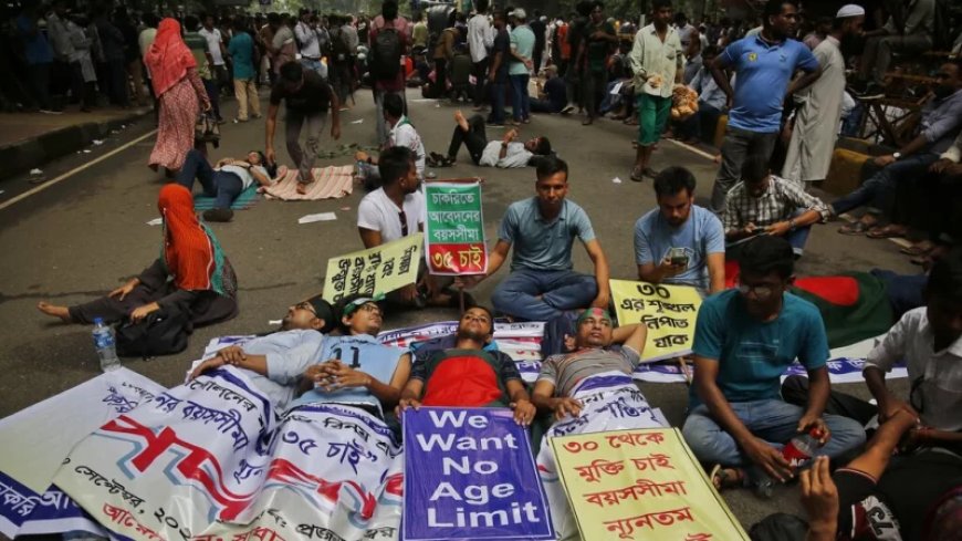 Protesters persist with their hunger strike in response to the notification regarding the 35-year age limit for government jobs