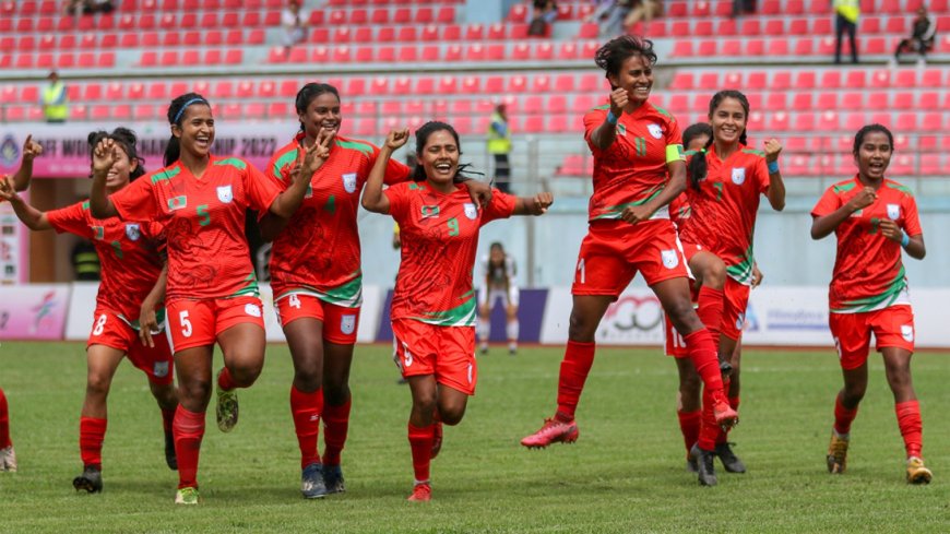 SAFF Women’s Championship: Bangladesh dominates with a 7-1 victory over Bhutan in the first semi-final