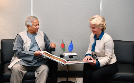 The EU pledges full support to Prof. Yunus