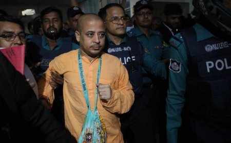 The BFIU has frozen the accounts of Chinmoy Krishna and 16 other individuals associated with ISKCON