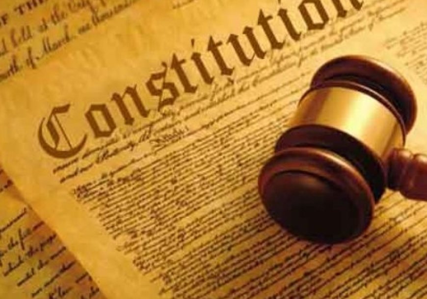 The constitution: Changes should only be made when there is a solid agreement
