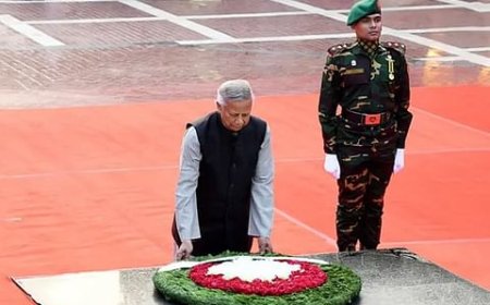 President and Chief Adviser pay tribute to the martyred intellectuals