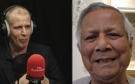Yunus tells The Economist that there is no room for Islamic extremism in Bangladesh
