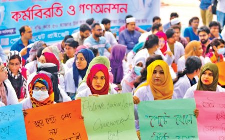 Postgraduate trainee doctors call for a monthly allowance of Tk 50,000, rejecting the recent increase as inadequate