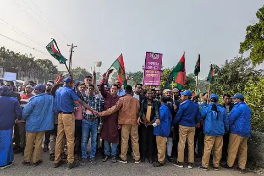 BNP affiliates organize a long march from Dhaka to Akhaura land port