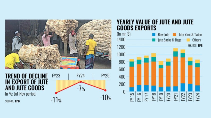 Jute millers facing challenges due to export decline