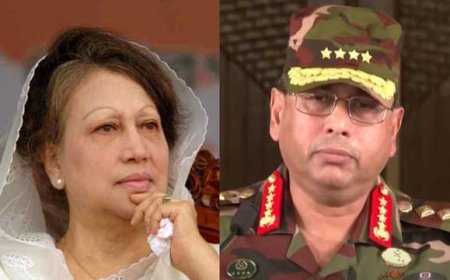 Army Chief meets with Khaleda Zia