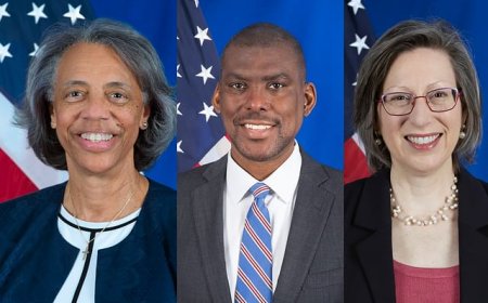 Sources say the Trump administration has requested the resignation of three senior U.S. diplomats, including Marcia Bernicat