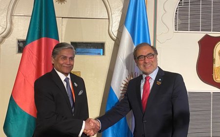 Yunus urges Argentina to strengthen 'footballing ties' to enhance cooperation