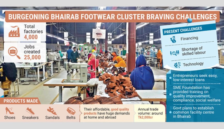 Bhairab's shoemakers are advancing towards growth despite facing challenges