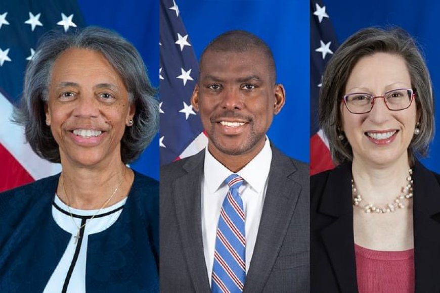 Sources say the Trump administration has requested the resignation of three senior U.S. diplomats, including Marcia Bernicat