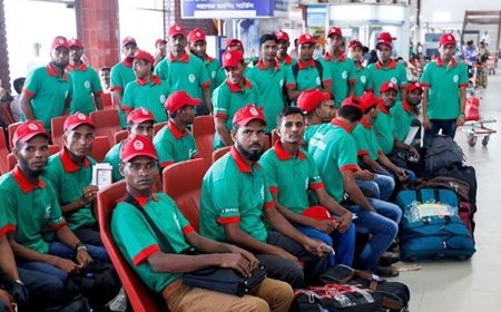 A report reveals that Bangladesh experienced a notable decline in labor migration in 2024