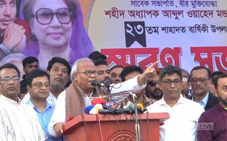 The BNP leader slams Jamaat during a memorial event in Bagmara