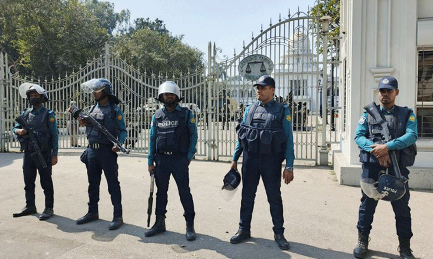 Security increased at the Supreme Court