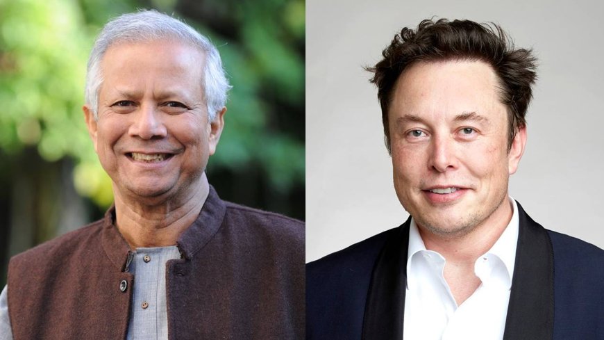 CA Dr. Yunus and Elon Musk discuss introducing Starlink in Bangladesh