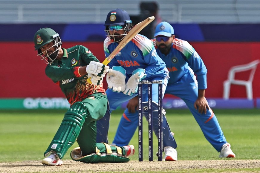 Towhid smashes a century as Bangladesh recovers from 35-5 to post 228 against India