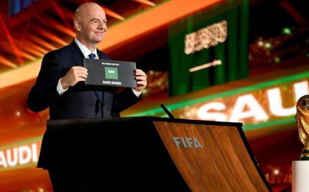 FIFA President Infantino supports Saudi Arabia's World Cup bid