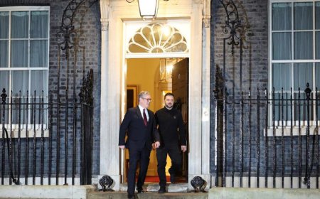 After clash with Trump, Ukraine's Zelenskiy receives warm welcome in the UK ahead of European summit