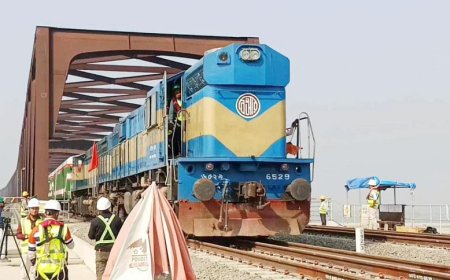 Bangladesh unveils its longest railway bridge spanning the Jamuna River