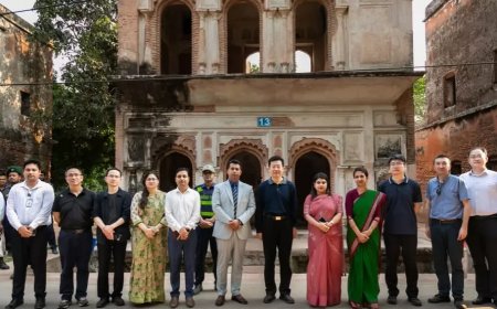 Chinese delegation explores Panam City in Sonargaon to strengthen cultural cooperation