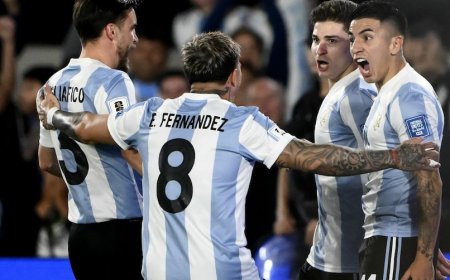 Argentina dominates Brazil with a 4-1 victory to secure a spot in the 2026 World Cup