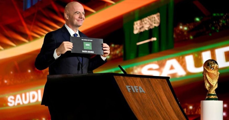 FIFA President Infantino supports Saudi Arabia's World Cup bid