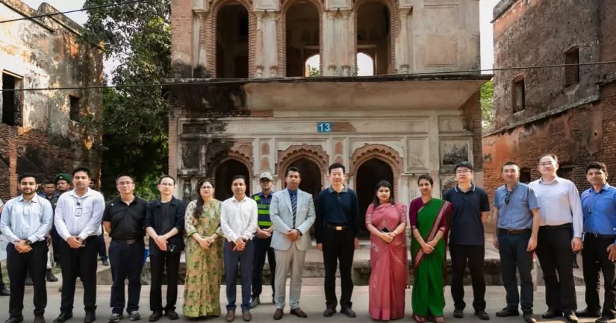 Chinese delegation explores Panam City in Sonargaon to strengthen cultural cooperation