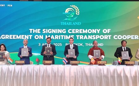 BIMSTEC Ministerial Conference : BIMSTEC Agreement on Maritime Transport Cooperation Signed