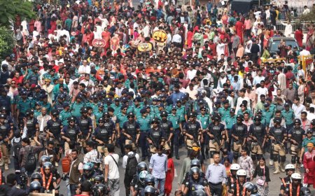 Police Heighten Security Measures for a Peaceful Pohela Boishakh