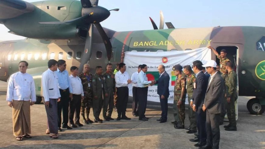 Bangladesh dispatches second batch of emergency aid to Myanmar