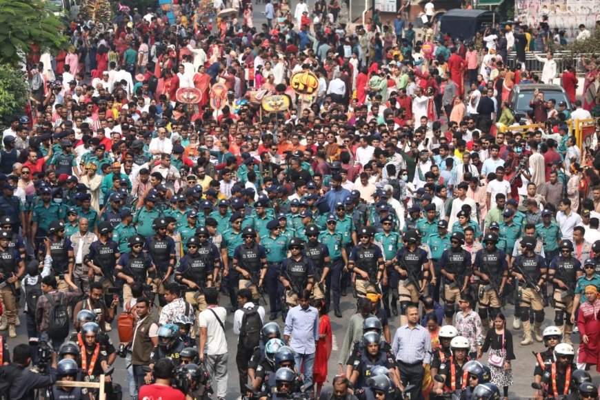 Police Heighten Security Measures for a Peaceful Pohela Boishakh