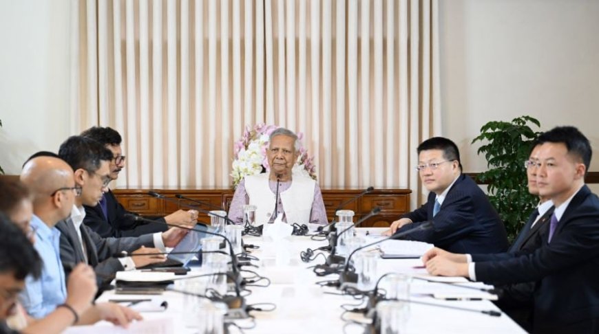 The Chief Adviser has stated that the top priority is now to advance the plans, as he tells the Chinese envoy