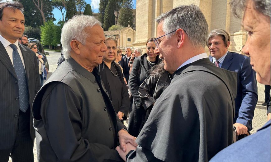 Chief Adviser Honors Pope Francis