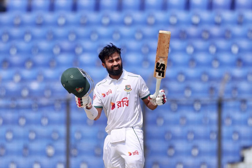 Shadman Smashes Home Jinx with Stylish Second Test Century