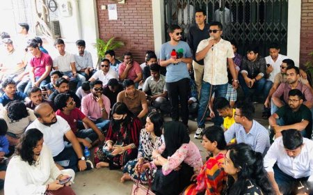 Shammo Killing: Chhatra Dal Sit-In Demands Resignation of DU VC and Proctor