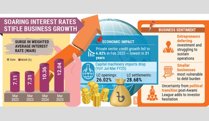 Business Confidence Shaken as Interest Rates Rise, Investment Stalls