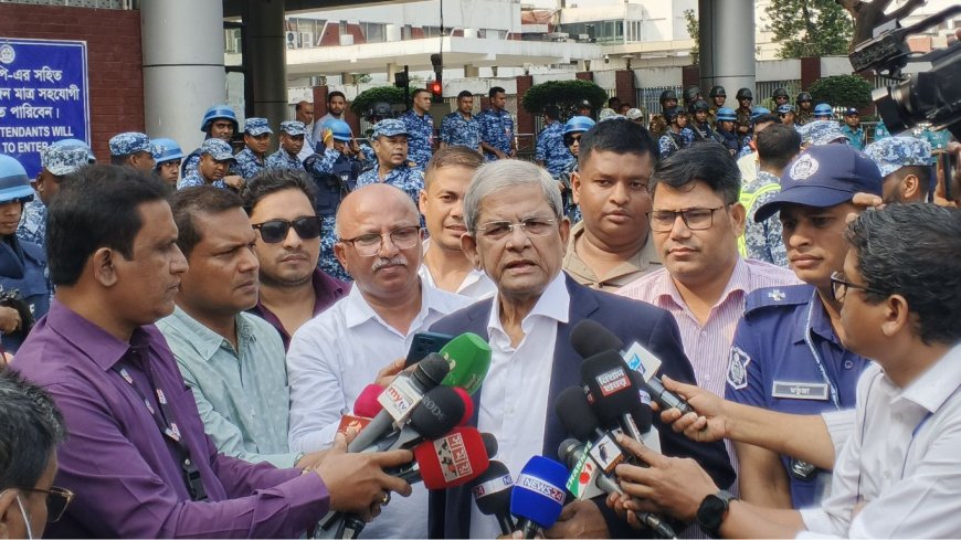 Fakhrul: Khaleda’s Return Key to Restoring Democracy