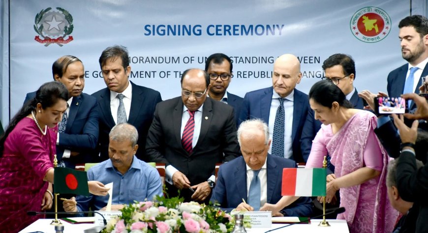 Bangladesh, Italy to Collaborate on Preventing Transnational Crimes