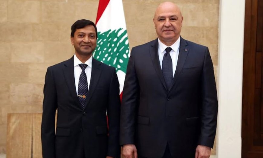 Bangladesh Ambassador Submits Credentials to Lebanese President