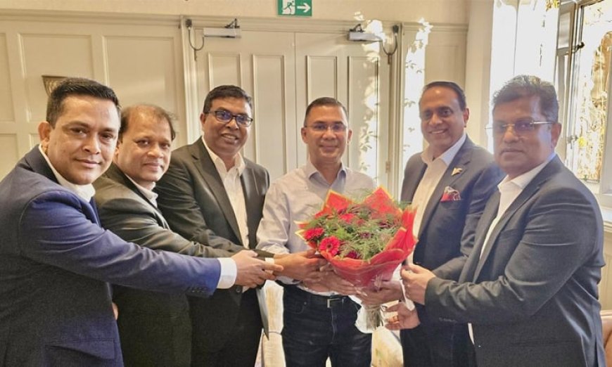 "BNP Leaders and Activists in Singapore Meet Tarique Rahman"