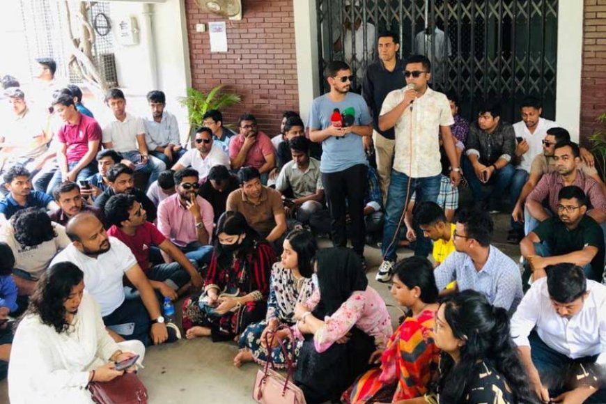 Shammo Killing: Chhatra Dal Sit-In Demands Resignation of DU VC and Proctor