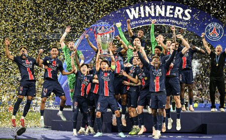 Brilliant PSG thrash Inter Milan to claim their first Champions League title